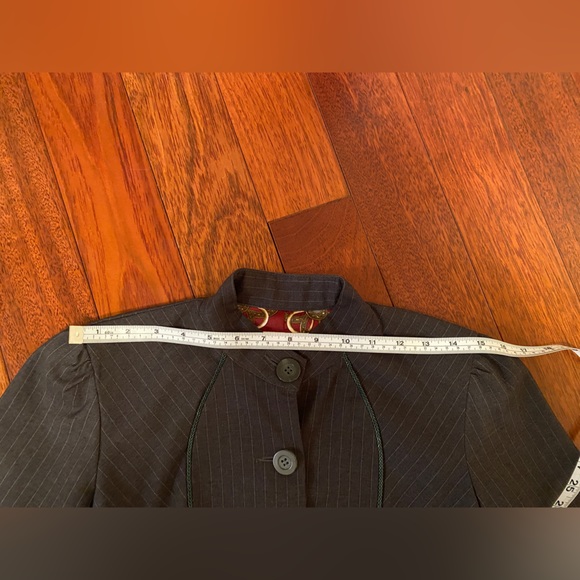 Mandarin Collar Fitted Blazer US 4 - perfect for office - Picture 4 of 8